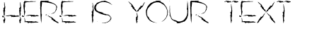Your preview of Do Not Exist font