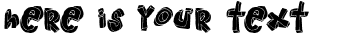 Your preview of Hangup font
