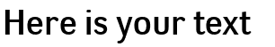 Your preview of Negotiate font