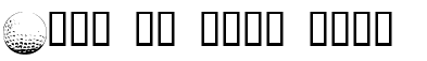 Your preview of Hole in One font