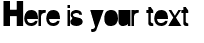 Your preview of AI hellvertigo font
