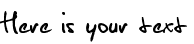 Your preview of Christopher Hand font