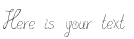 Your preview of Lydeke Handwrithing font