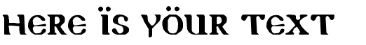 Your preview of Holy Empire font