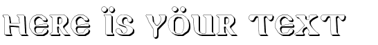 Your preview of Holy Empire Shadow font