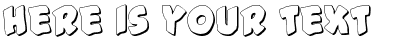 Your preview of #44 Font Shadow font