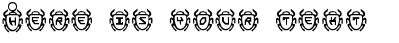 Your preview of Scarab font
