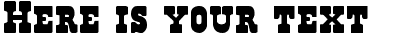Your preview of Regulators font