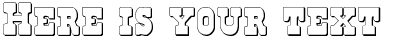 Your preview of Regulators Shadow font