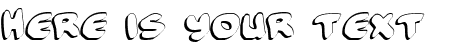 Your preview of Funny Pages Shadow font