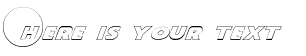 Your preview of Dot.com Outline font