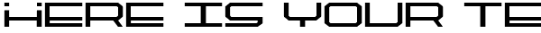 Your preview of QuickTech font