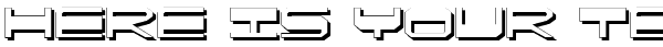 Your preview of QuickGear Shadow font