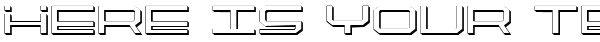Your preview of QuickTech Shadow font