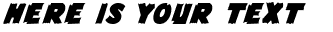 Your preview of Flying Leatherneck font