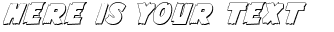 Your preview of Flying Leatherneck Outline font
