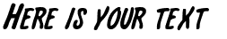 Your preview of International Super Hero font