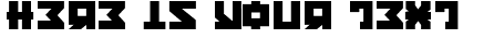 Your preview of Nyet font
