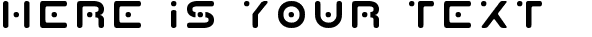Your preview of Planet X font