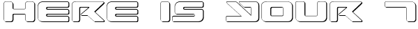 Your preview of Sea Dog 2001 Shadow font