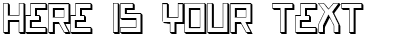 Your preview of Bionic Type Shadow font
