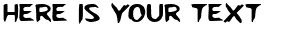 Your preview of Kreeture font