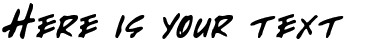 Your preview of Write Off font
