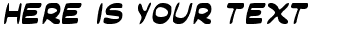 Your preview of Masked Marvel font