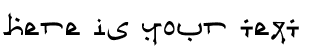 Your preview of Psuedo Saudi font