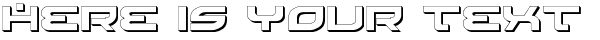 Your preview of Battlefield Shadow font