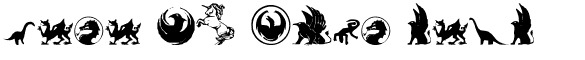 Your preview of Fantastic Creatures font