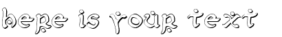 Your preview of First Order Shadow font