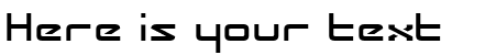 Your preview of Radio Space font