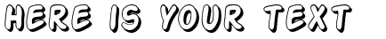 Your preview of Action Man Shaded font