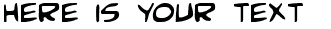 Your preview of Comic Book Commando font