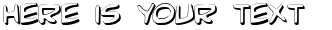 Your preview of Comic Book Commando 3D font