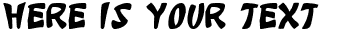 Your preview of Katana font