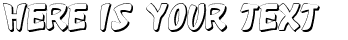 Your preview of Katana Shadow font