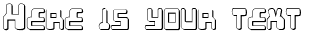 Your preview of Xped Shadow font