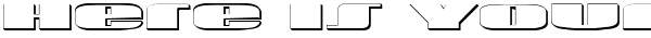 Your preview of USA Shadow font
