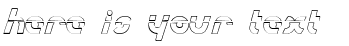 Your preview of Metroplex Outline Laser font