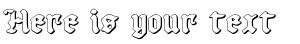 Your preview of Uberhlme Outline font