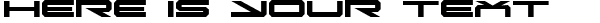 Your preview of Oramac font