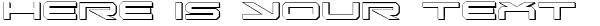 Your preview of Oramac Shadow font