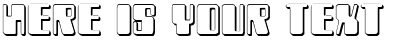 Your preview of Zyborgs 3D font
