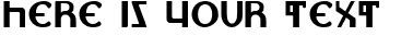 Your preview of Lionheart font