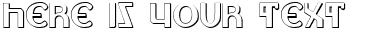Your preview of Lionheart Shadow font