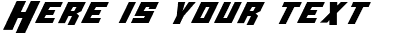 Your preview of Whiskey Bravo Victor font