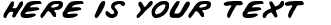 Your preview of Vigilante Notes font