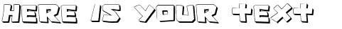 Your preview of Cro-Magnum Shadow font
